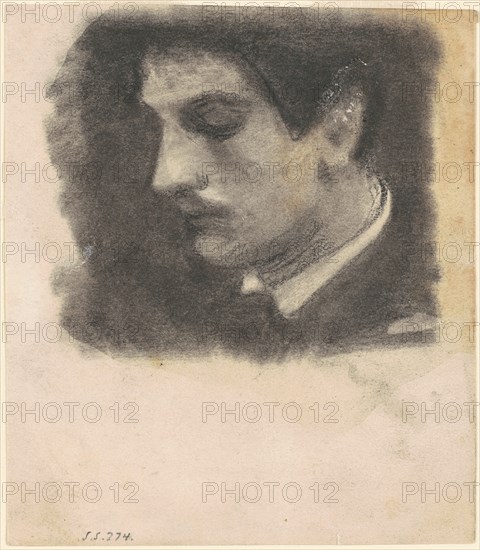 Head of a Man, 1875-1880.
