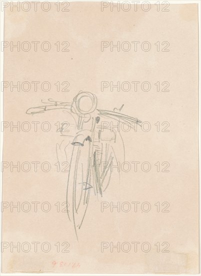 Motorcycle [verso], 1918.