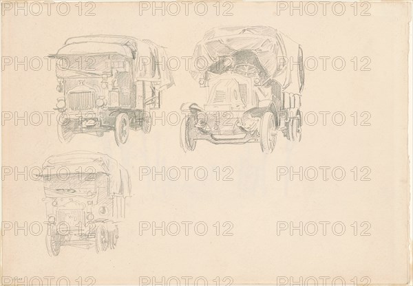 Trucks [recto], 1918.