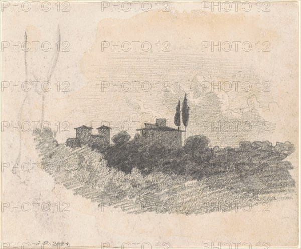 Italian Villa [recto], 1870-1872.
