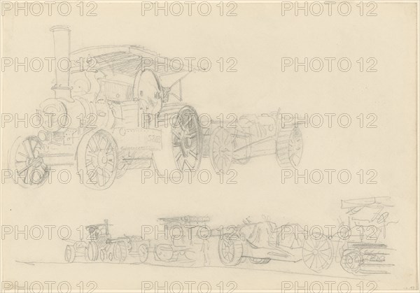 Gun Carriages, France, 1918.