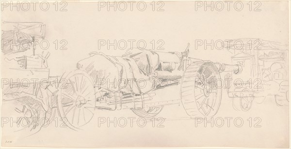 Cannon Trailers, France, 1918.