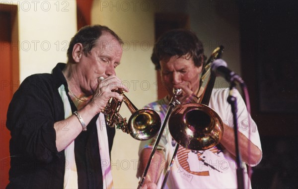 Digby Fairweather and Colin Burnap, NJA Benefit, 100 Club Oxford Street, London, 2008.