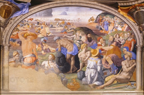 Bronzino, The Israelites crossing of the Red Sea