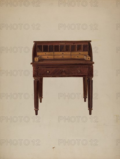 Desk, c. 1940.