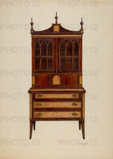 Desk, c. 1939.