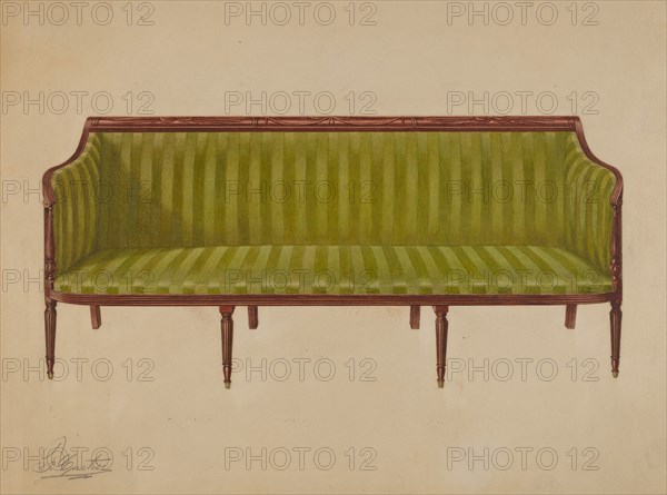 Sofa, c. 1937.