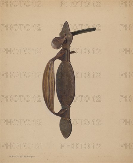Latch, c. 1939.