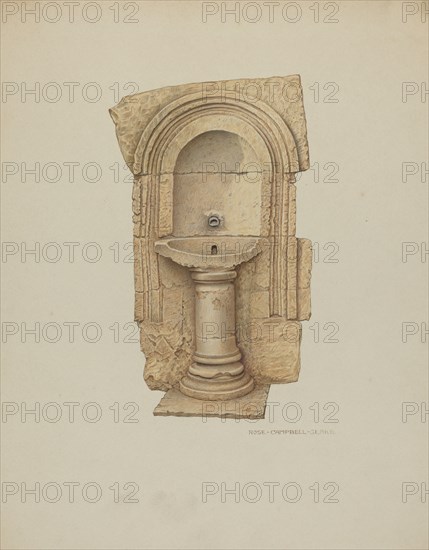 Lavabo, c. 1940.