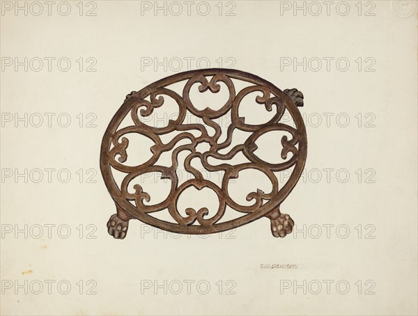 Trivet, c. 1942.