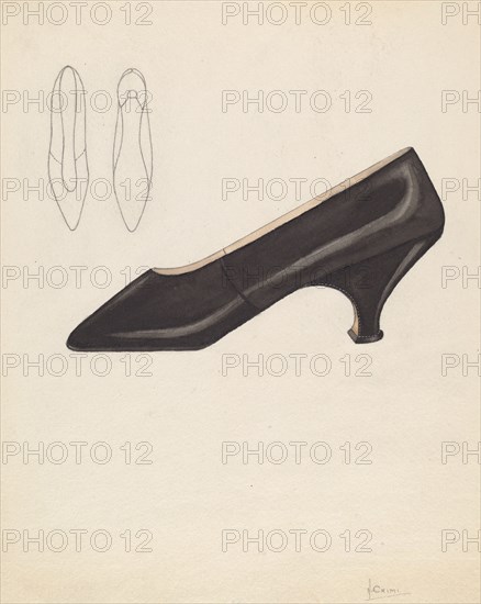 Slipper, c. 1936.