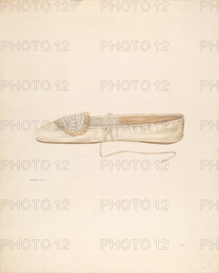 Slipper, c. 1939.