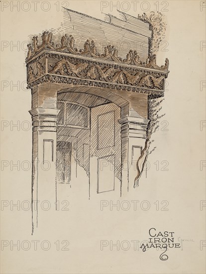 Cornice, c. 1936.