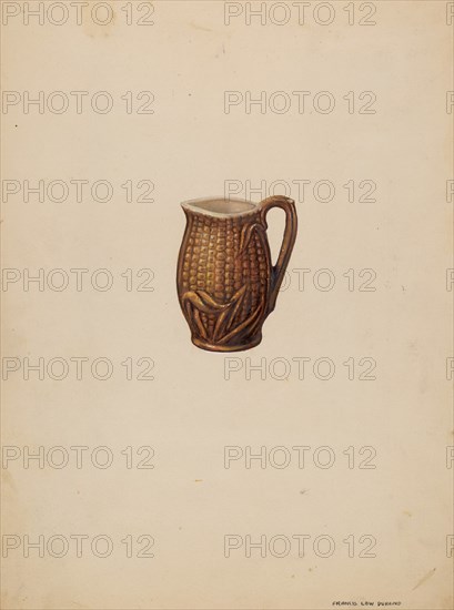 Pitcher, c. 1938.