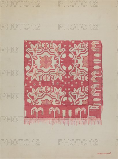 Coverlet, c. 1936.