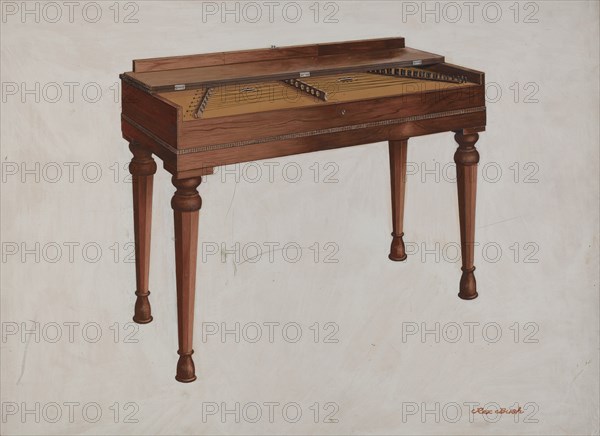 Dulcimer, c. 1937.