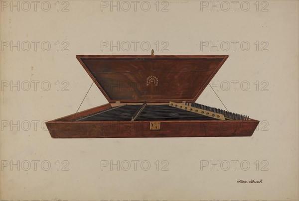 Dulcimer, c. 1937.