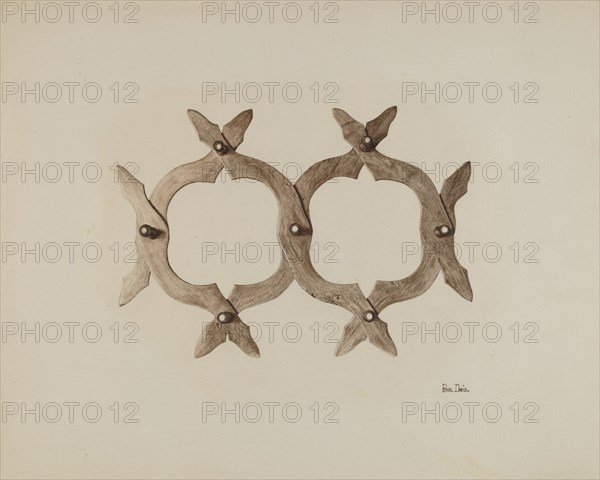 Hat-rack, c. 1941.