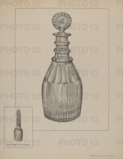 Decanter, c. 1937.