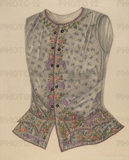 Silk Vest, c. 1938.
