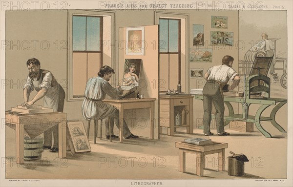 Lithographer, 1874.