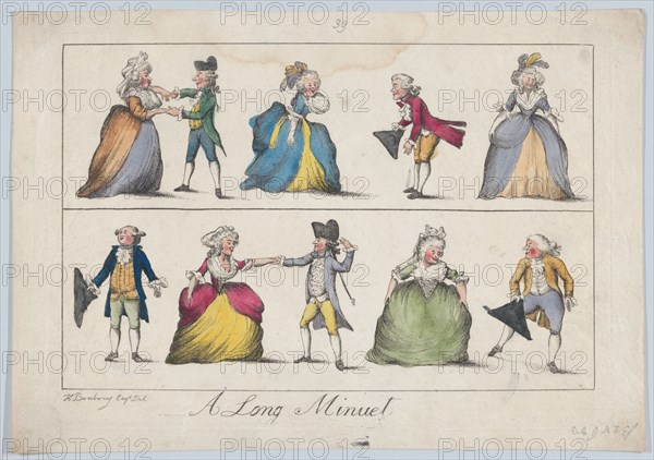 A Long Minuet, 1787.