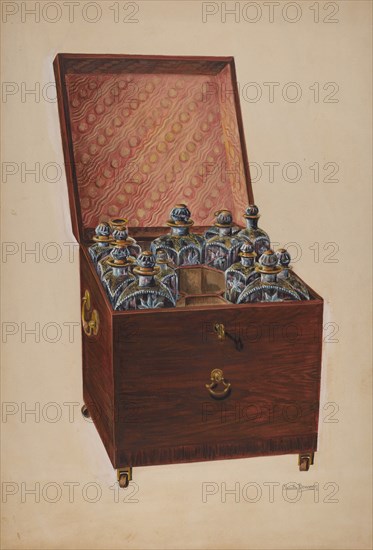 Wine Chest, c. 1937.