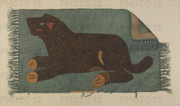 Hooked Rug, c. 1937.