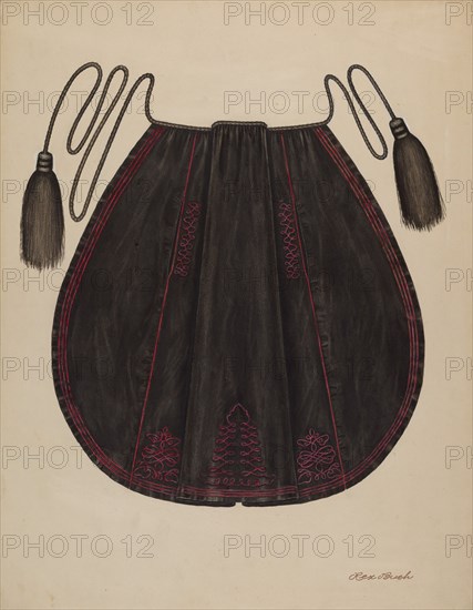 Silk Apron, c. 1938.