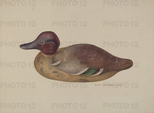 Decoy Duck, c. 1938.