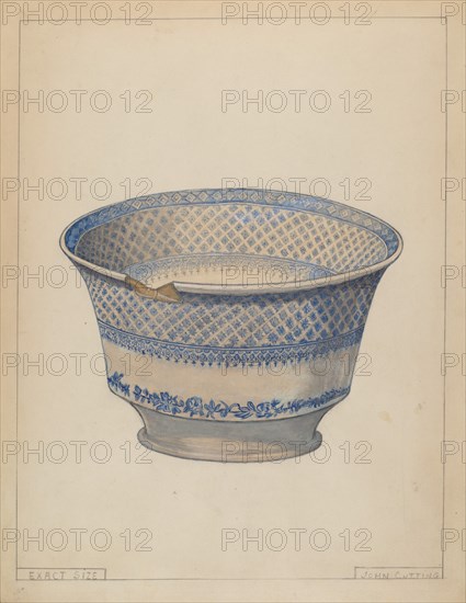 Bowl, probably 1936.
