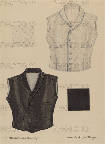 Waistcoats, c. 1936.