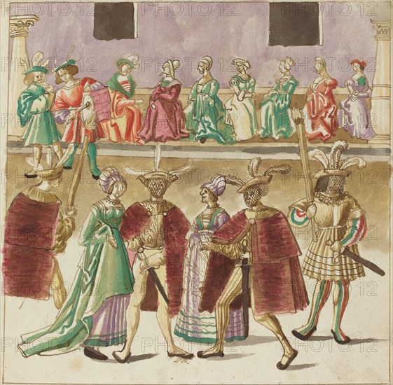 Masquerade, c. 1515.