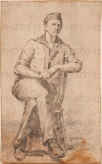 Seated Man, c. 1870.