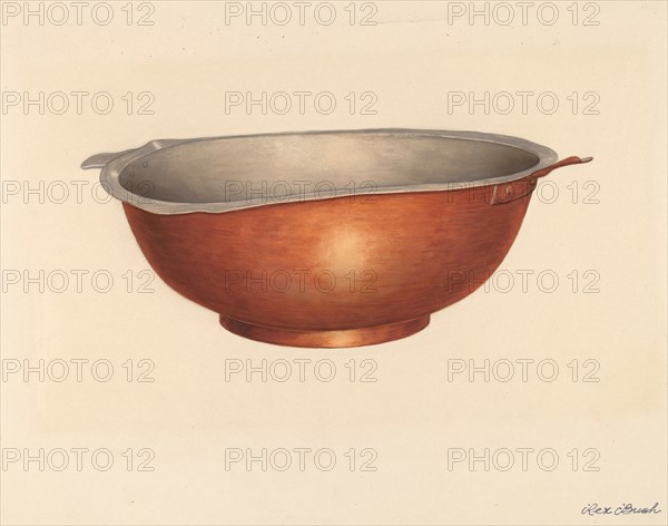 Copper Bowl, c. 1938.