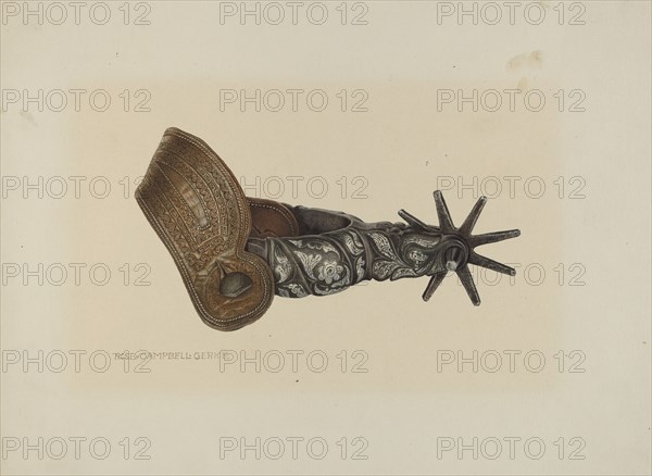 Inlaid Spur, c. 1937.