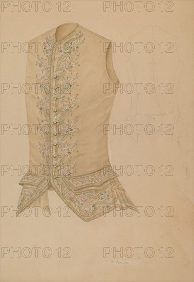 Waistcoat, 1935/1942.