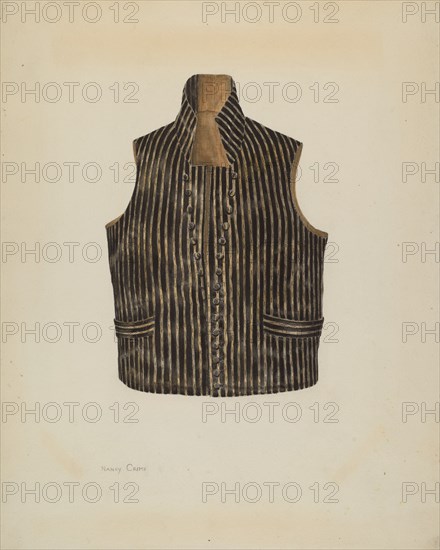 Waistcoat, 1935/1942.