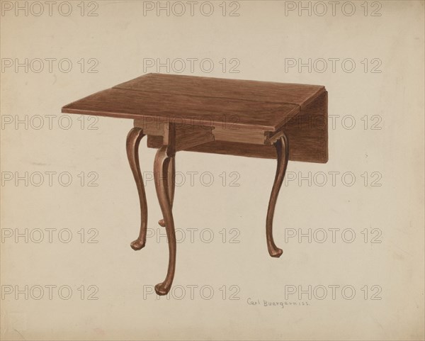 Cherry Table, c. 1936.