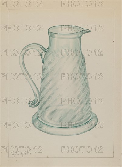 Molasses Jug, c. 1937.