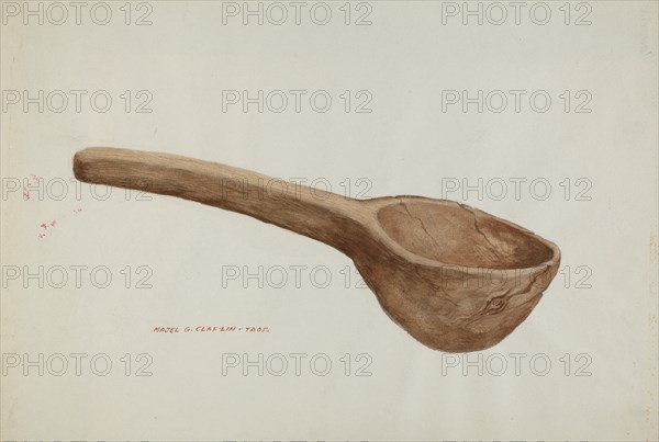 Wooden Ladle, c. 1937.