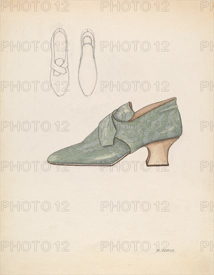 Woman's Shoe, c. 1936.