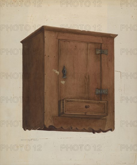 Wall Cabinet, c. 1939.