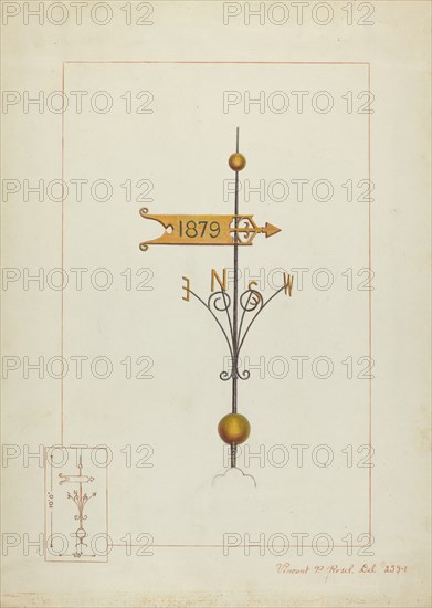 Weather Vane, c. 1937.