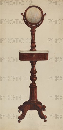 Shaving Stand, c. 1938.