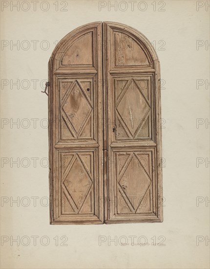 Cabinet Doors, c. 1939.