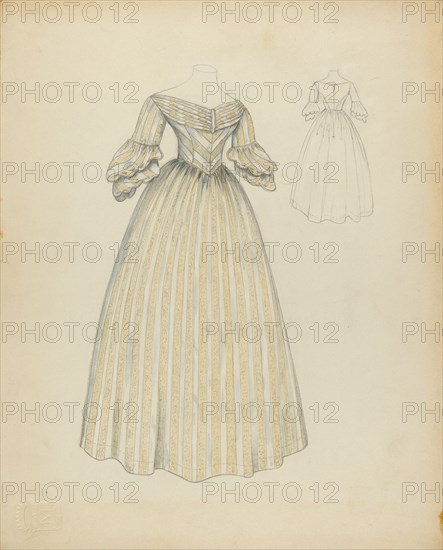 Wedding Dress, c. 1940.