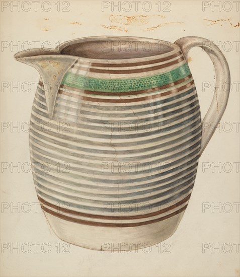 Water Pitcher, c. 1938.