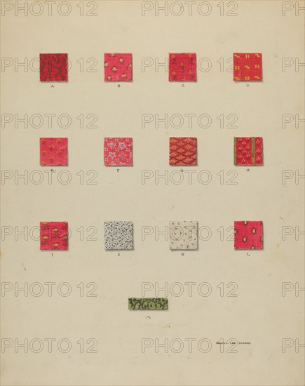 Quilt Patches, c. 1937.