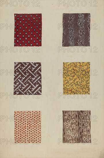 Quilt Patches, c. 1938.